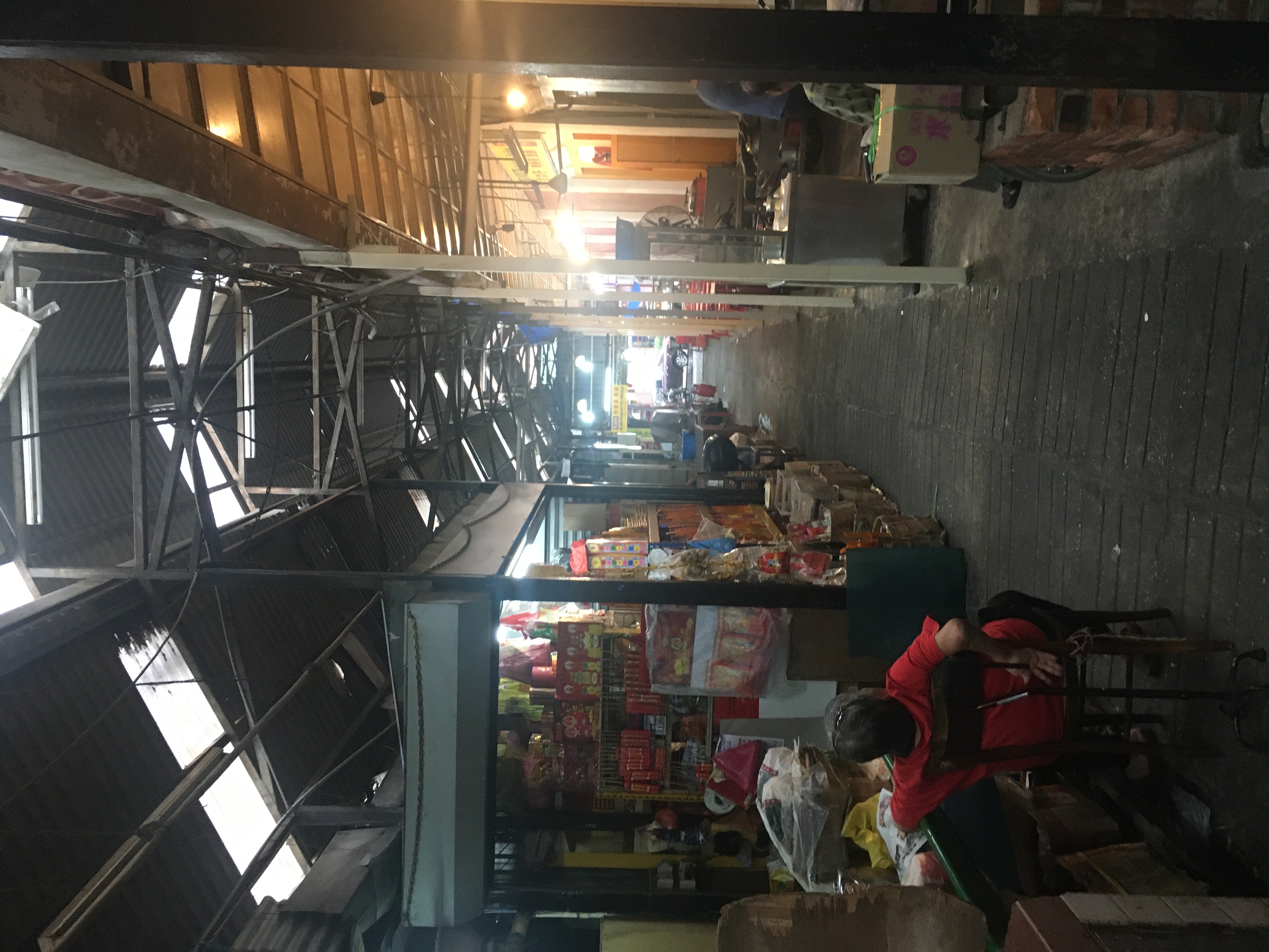 Wet market interior